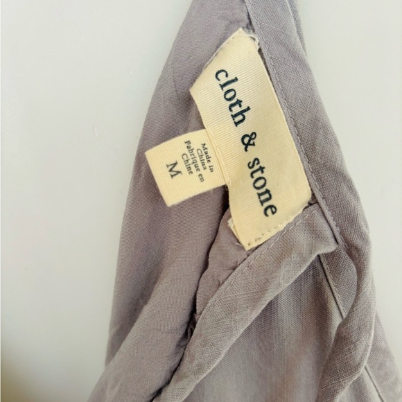 Anthro Cloth & Stone Gray Sleeveless Dress Medium - Picture 2 of 7